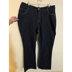 Riders by Lee Instantly Slims You Mid Rise Bootcut Jeans Dark Wash 20W/M 15727H8